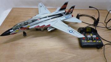 Vintage "F-14 Tomcat" vliegtuig,uit 1990,New Bright. beschikbaar voor biedingen