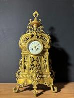 (47) Antieke Franse Bronzen Pendule Regency Stijl ca.1890, Antiek en Kunst, Antiek | Klokken, Ophalen of Verzenden