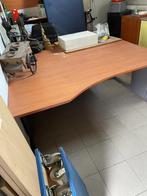 2x Bulo bureau 180 cm – donkergrijs metalen onderstel, Huis en Inrichting, Bureaus, Ophalen, Zo goed als nieuw, Bureau