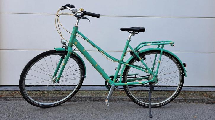 Unieke Kalkhoff dames fiets, Fietsen en Brommers, Fietsen | Dames | Damesfietsen, Zo goed als nieuw, Overige merken, (Extra) lage instap