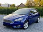 ford Focus EcoBoost Titanium 1.5i 150Pk 2017 euro 6b, Auto's, Ford, Euro 6, Blauw, Leder, Bedrijf