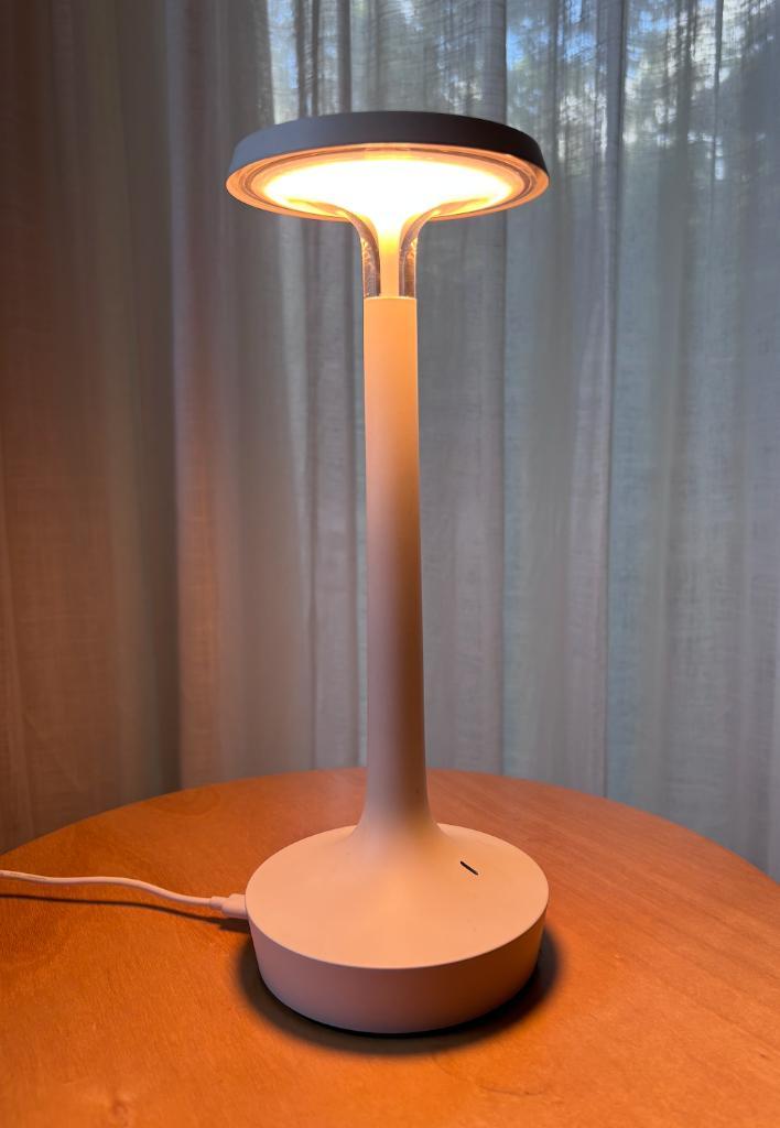 FLOS lamp Bon-Jour wit, Huis en Inrichting, Lampen | Tafellampen, Zo goed als nieuw, Minder dan 50 cm, Kunststof, Ophalen of Verzenden