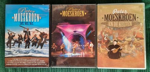 3 dvd dvd´s Pater Moeskroen, Cd's en Dvd's, Dvd's | Muziek en Concerten, Zo goed als nieuw, Ophalen of Verzenden
