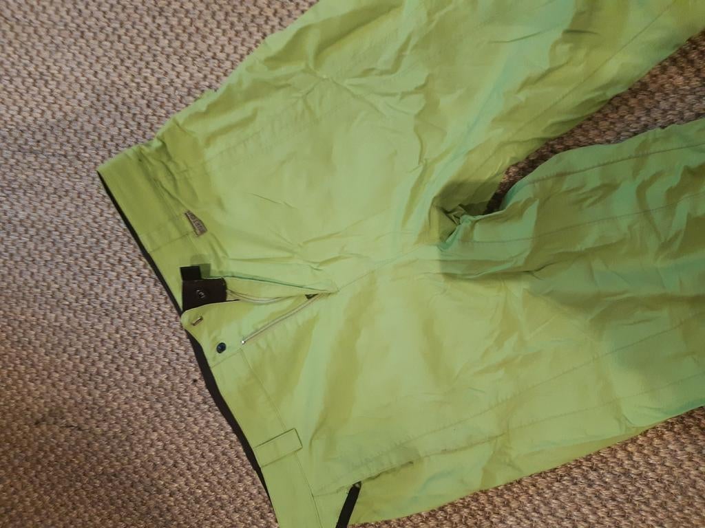 Mooie groene skibroek Burton  maat L, Ophalen of Verzenden, Maat 52/54 (L)