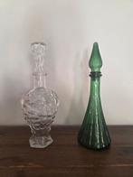 Empoli carafes, Antiquités & Art, Antiquités | Verre & Cristal, Enlèvement ou Envoi