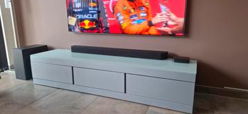 Barre de son Dolby Atmos 11.1.4 Ch pour Samsung Q950A, Enlèvement, Avec subwoofer intégré, Comme neuf