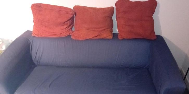 IKEA KLIPPAN BANK 2 ZIT, Huis en Inrichting, Zetels | Zetels, Zo goed als nieuw, Rechte bank, Tweepersoons, 150 tot 200 cm, Hout