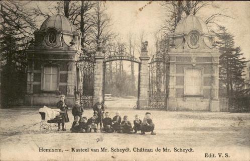 Hemixem - Kasteel Mr Scheydt, Verzamelen, Postkaarten | België, Gelopen, Antwerpen, Voor 1920, Ophalen of Verzenden