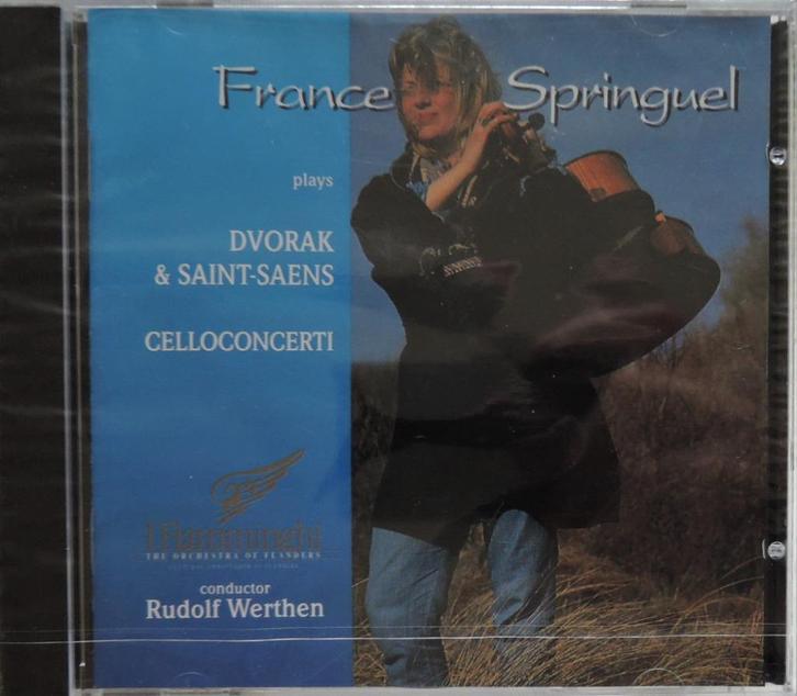 NIEUW Dvorak/Saint-Saens- Celloconcerti - Springuel/Werthen, Cd's en Dvd's, Cd's | Klassiek, Nieuw in verpakking, Orkest of Ballet