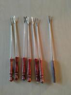fonduevorken, Ophalen, Gebruikt, Inox of Chroom, Los bestek