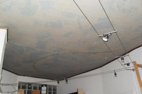SPOT sur CABLES tendus, Huis en Inrichting, Lampen | Spots, Gebruikt, Metaal of Aluminium, Ophalen of Verzenden