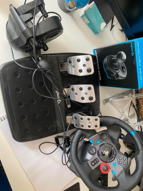 logitech g29 + shifter, Games en Spelcomputers, Spelcomputers | Xbox | Accessoires, Zo goed als nieuw, Ophalen