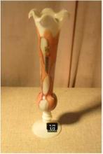 Mooie Slanke Italiaanse Porseleine Design Vaas - 25cm, Antiek en Kunst, Ophalen of Verzenden