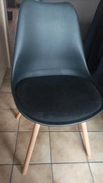 Stoel Kastrup JYSK, Huis en Inrichting, Stoelen, Ophalen, Zo goed als nieuw, Zwart