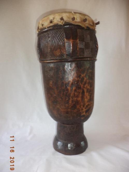 Handgemaakte houten trommel, Antiek en Kunst, Antiek | Gereedschap en Instrumenten, Ophalen