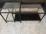 Salontafels, Maison & Meubles, Tables | Tables de salon, 150 à 200 cm, Industrieel modern, Verre, Comme neuf