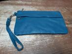 Handtas / clutch donkerturquoise, Handtassen en Accessoires, Tassen | Damestassen, Ophalen, Gebruikt, Handtas
