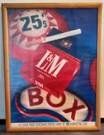 Cadre cigarettes L&M vintage 65x86cm, Autres types, Enlèvement
