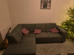 Gezellige 4 persoons zetel, L-vormig, 2 delig, Enlèvement, Utilisé, Tissus