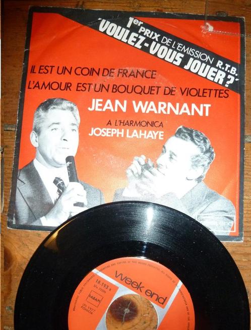 JEAN WARNANT il est coin de france 1977, Cd's en Dvd's, Vinyl Singles, Single, Verzenden