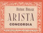 Bieretiket België : Concordia Geraardsbergen Arista, Verzamelen, Verzenden, Nieuw, Overige typen, Overige merken