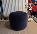 Ikea Stockholm ronde poef marineblauw, Huis en Inrichting, Zetels | Voetbanken en poefs, Ophalen, Hout, Minder dan 50 cm, Rond
