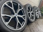 Originele 21 inch BMW breedset velgen X5 X6 G05 G06 banden, Auto-onderdelen, Gebruikt, 275 mm, Banden en Velgen, Personenwagen