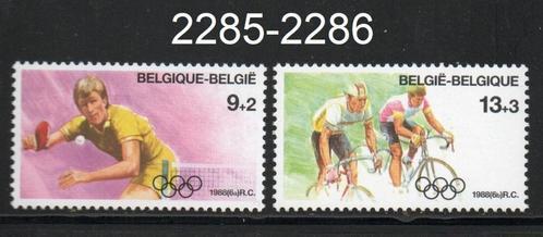 Timbres neufs ** Belgique N 2285-2286, Postzegels en Munten, Postzegels | Europa | België, Postfris, Olympische Spelen, Postfris