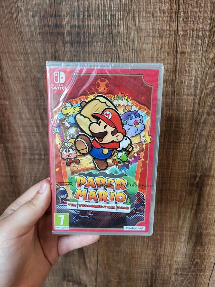 Paper mario the thousand year door switch NIEUW, Games en Spelcomputers, Games | Nintendo Switch, Nieuw, Ophalen of Verzenden