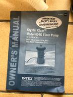 Zwembadfilterpomp Intex, Ophalen, Gebruikt, Zwembadpomp