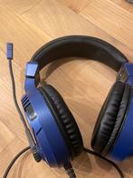 Gaming headset PlayStation bigben blauw, Computers en Software, Headsets, Ophalen of Verzenden, Zo goed als nieuw, Over-ear, Gaming headset