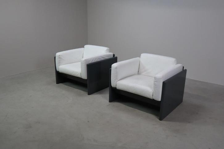 Set Armchairs "Arnolfo" for Simon International, Italy 1971, Antiek en Kunst, Antiek | Meubels | Stoelen en Sofa's, Ophalen