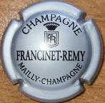 Champagnecapsule FRANCINET-REMY zilver & zwart nr 13, Nieuw, Frankrijk, Ophalen of Verzenden, Champagne