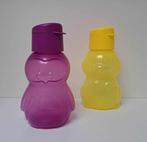 Tupperware™ « Bouteilles EcoPlus Lapin et Pingouin », Envoi, Neuf, Jaune, Récipient ou Bol