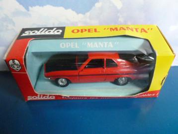 OPEL Manta A 1900 Sport 1971 1/43 SOLIDO Made in France N+B beschikbaar voor biedingen