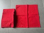 Servetten in 100 % katoen, rood (8 stuks), Enlèvement ou Envoi, Neuf, Carré, Intérieur