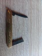 Cannif avec plaquettes en or 18k