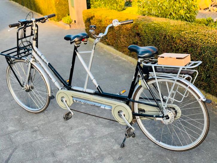 Tandemfiets Venturelli – Belgische kwaliteit, perfect staat, Fietsen en Brommers, Fietsen | Tandems, Zo goed als nieuw, Meer dan 20 versnellingen