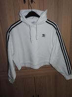 Cropped sweater 'Adidas', Adidas, Wit, Ophalen of Verzenden, Zo goed als nieuw