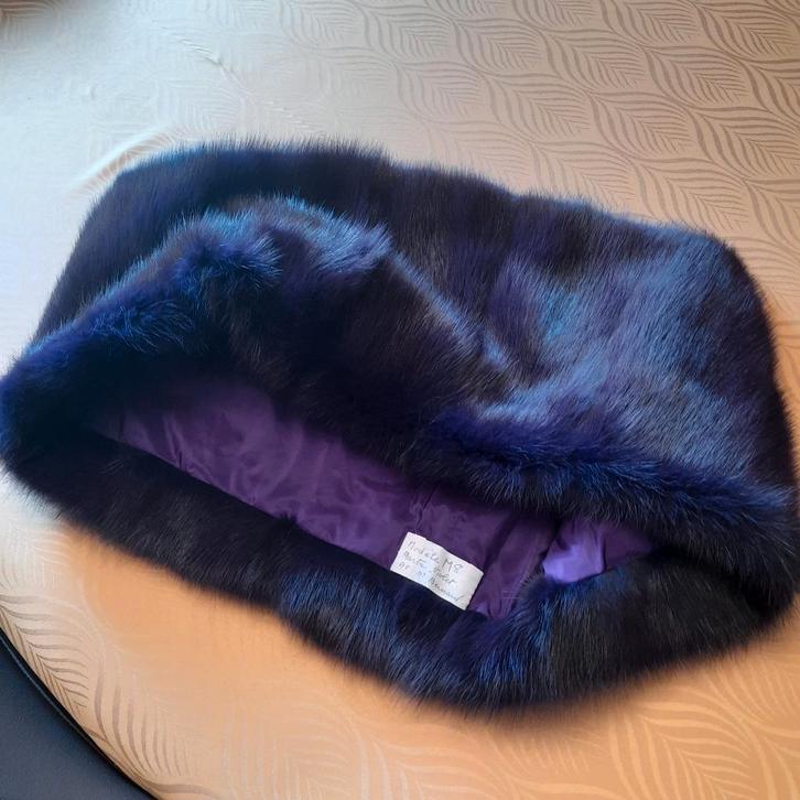 MARTER BONT-STOLA *PAARS/VIOLET* NIEUW*UNIEK STUK*, Kleding | Dames, Trouwkleding en Trouwaccessoires, Nieuw, Accessoires, Paars