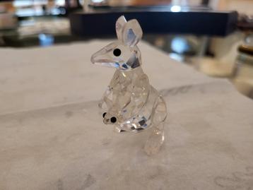 Swarovski kangoeroe met baby beschikbaar voor biedingen