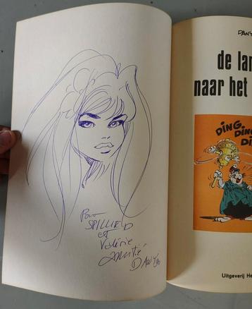 Dedicace Dany in album van Roze Bottel beschikbaar voor biedingen