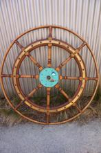 Groot vintage stuurwiel, Watersport en Boten, Ophalen, Gebruikt, Overige typen