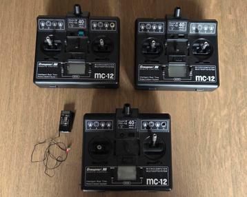 Graupner mc-12 40Mhz met ontvanger, Enlèvement