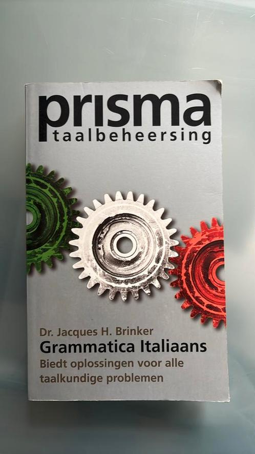 H. Brinker - Grammatica Italiaans, Boeken, Taal | Overige Talen, Zo goed als nieuw, Ophalen