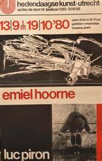 Emiel Hoorne/Luc Piron Hedendaagse Kunst Utrecht 1980 poster, Ophalen of Verzenden