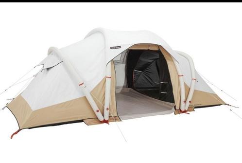 Te huur Quechua „Airseconds 4.2" opblaasbare tent., Caravans en Kamperen, Tenten, Zo goed als nieuw, Ophalen