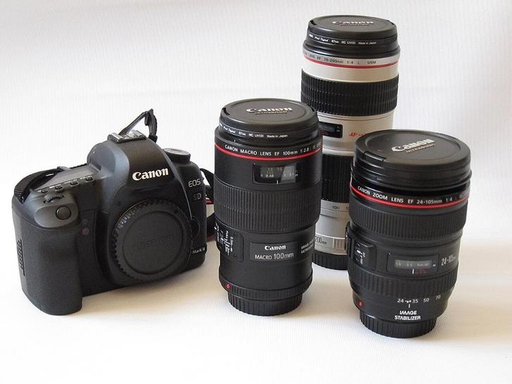 Canon 5D II, Audio, Tv en Foto, Fotocamera's Digitaal, Gebruikt, Spiegelreflex, Canon, Geen optische zoom, Ophalen