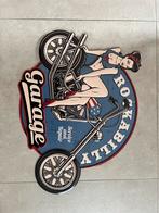 Metalen reclame bord garage wand decoratie, Verzamelen, Merken en Reclamevoorwerpen, Ophalen, Reclamebord