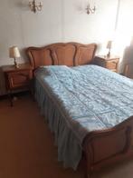 Chambre en chêne avec placard et miroir, Maison & Meubles, Enlèvement, Utilisé